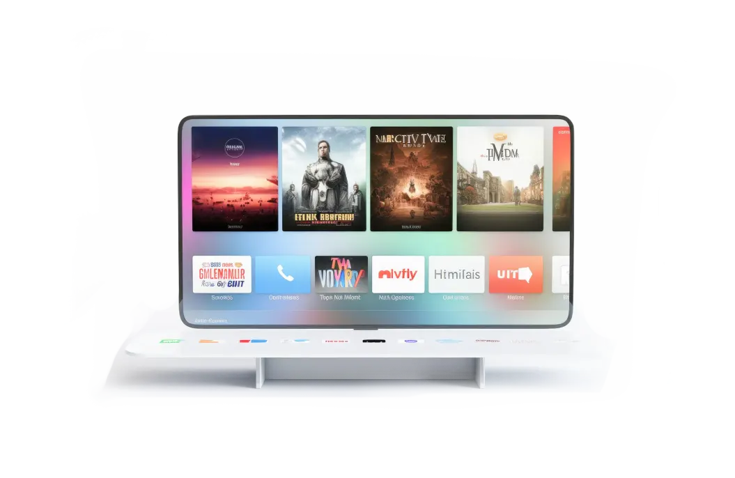 Apple TV with blank white screen